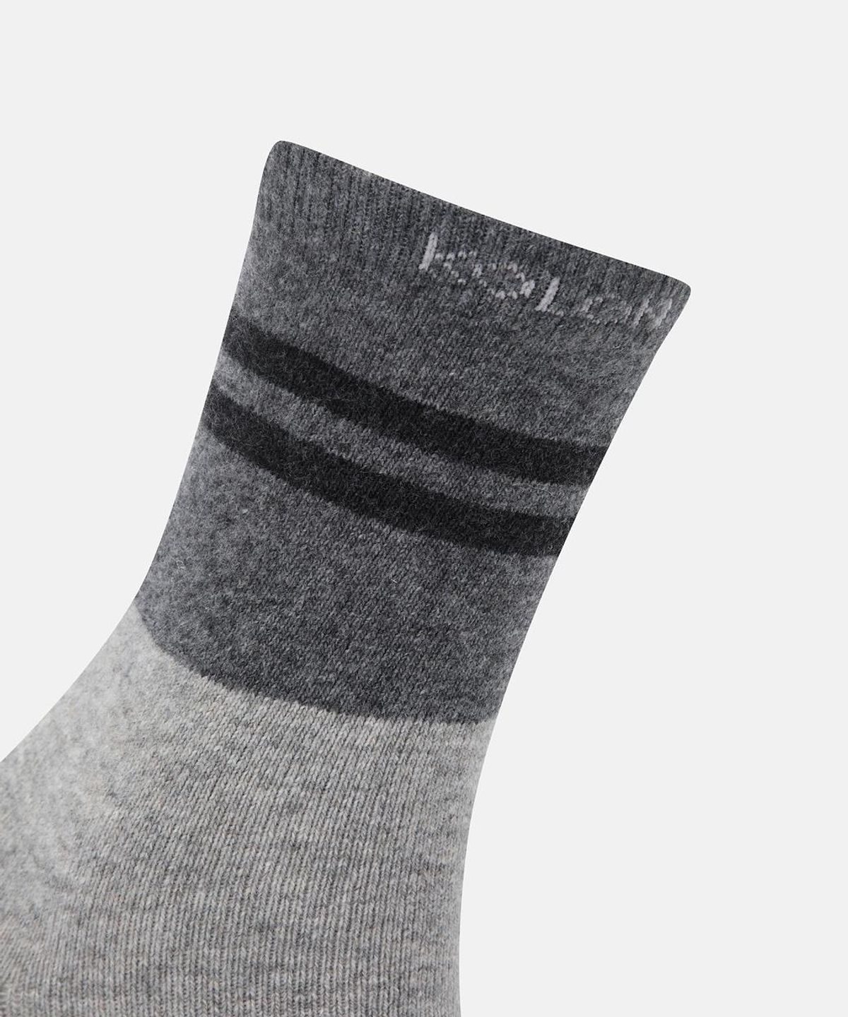 코오롱스포츠(KOLON SPORT) 컬러 블록 울 크루 삭스 QELAX26659BLK