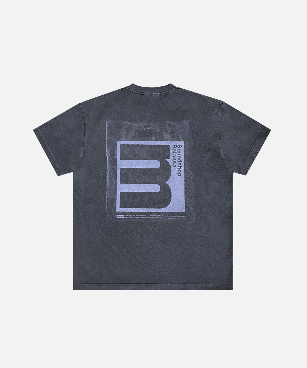 맨하탄레코즈(MANHATTAN RECORDS) MR x Balansa Pigment Tee - Charcoal