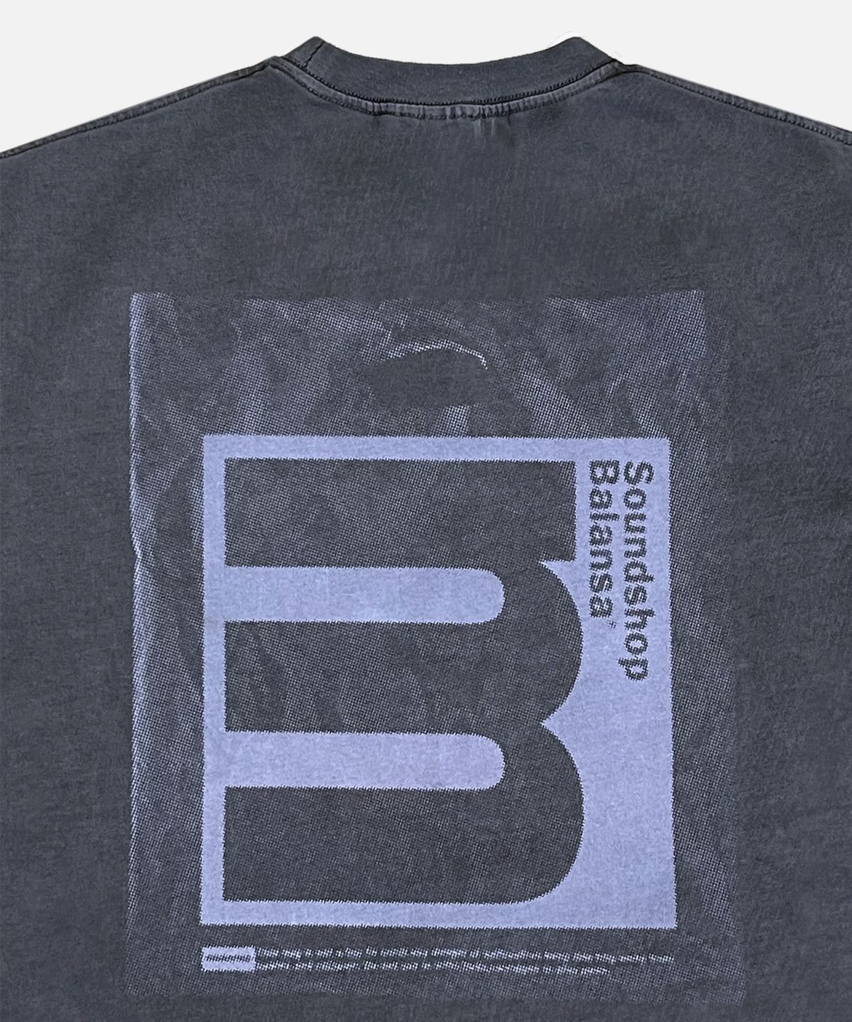 맨하탄레코즈(MANHATTAN RECORDS) MR x Balansa Pigment Tee - Charcoal