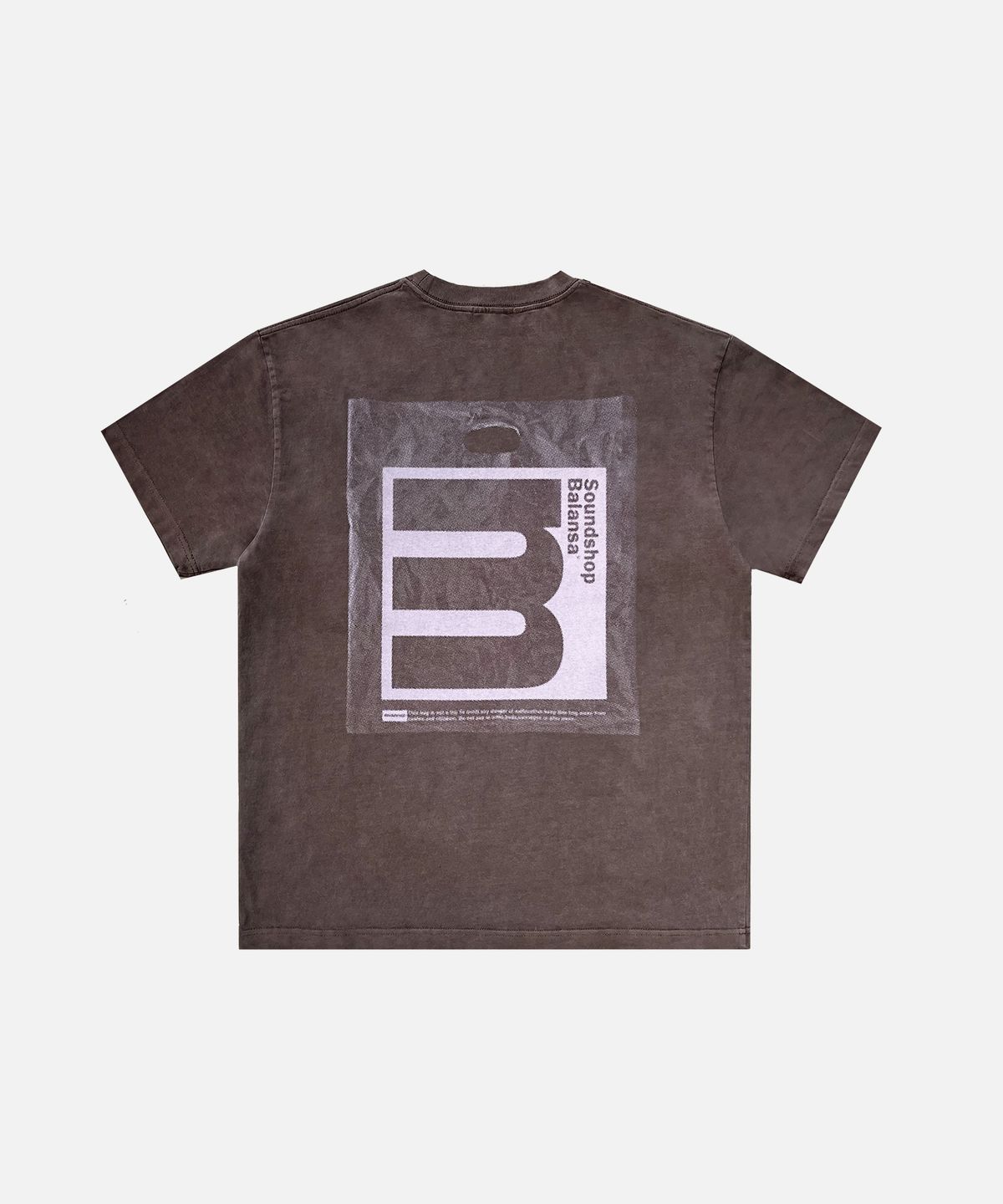 맨하탄레코즈(MANHATTAN RECORDS) MR x Balansa Pigment Tee - Brown