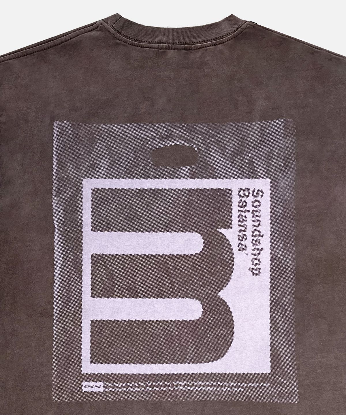 맨하탄레코즈(MANHATTAN RECORDS) MR x Balansa Pigment Tee - Brown