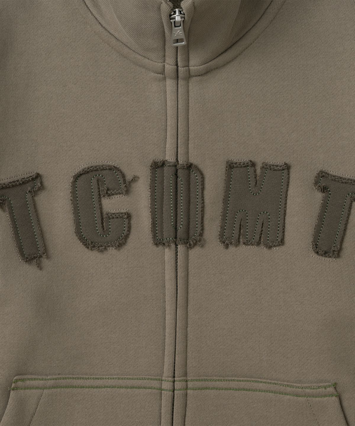 더콜디스트모먼트(THE COLDEST MOMENT) TCM tcdmt half neck zip-up (vintage brown)