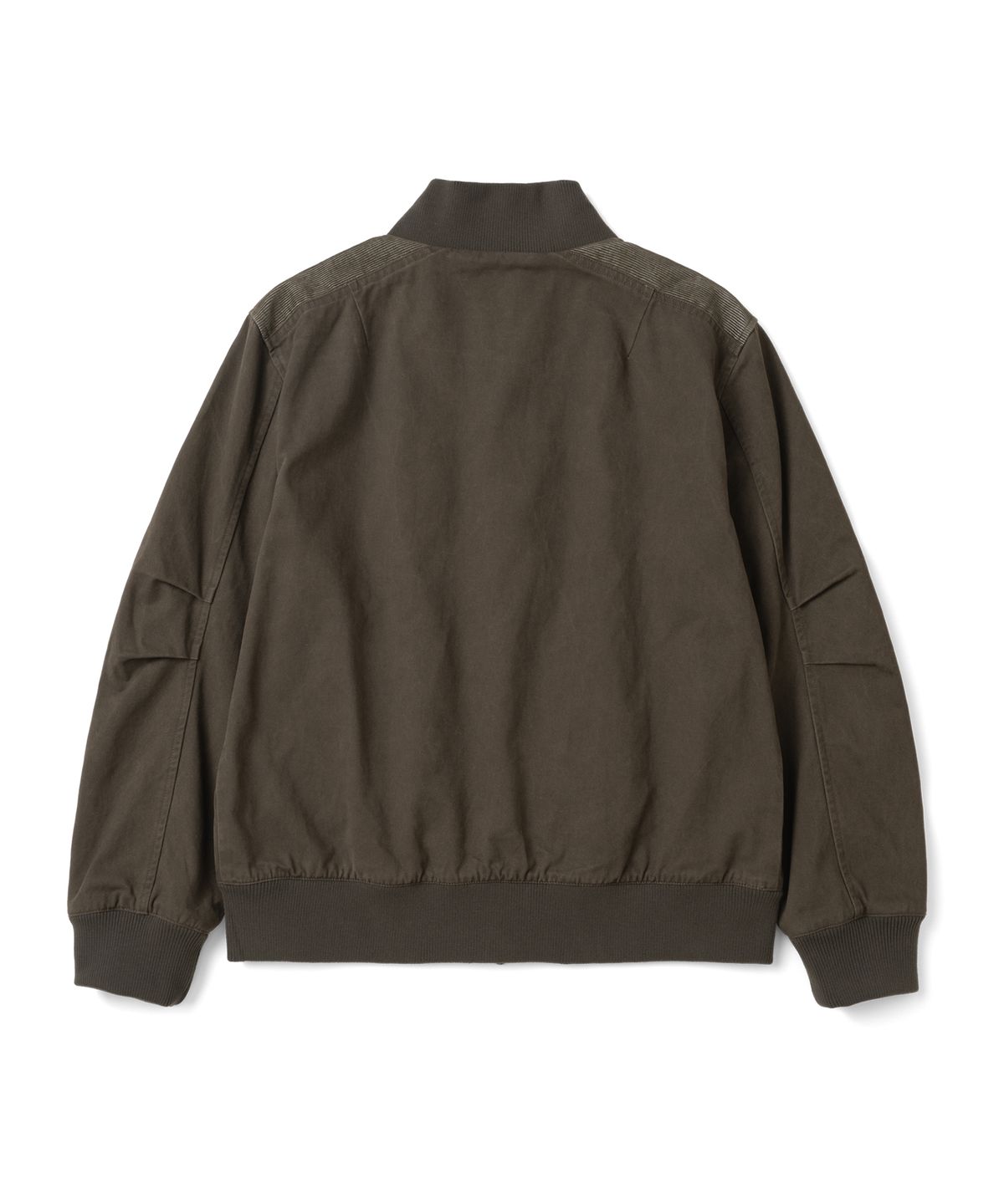 더콜디스트모먼트(THE COLDEST MOMENT) TCM color block washed bomber jacket (khaki brown)