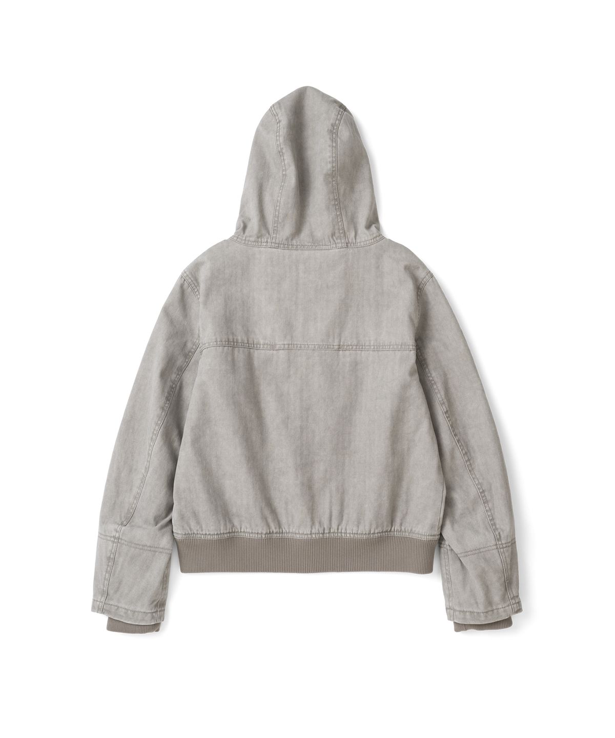 더콜디스트모먼트(THECOLDESTMOMENT) TCM vintage washed hooded jacket (grey beige)