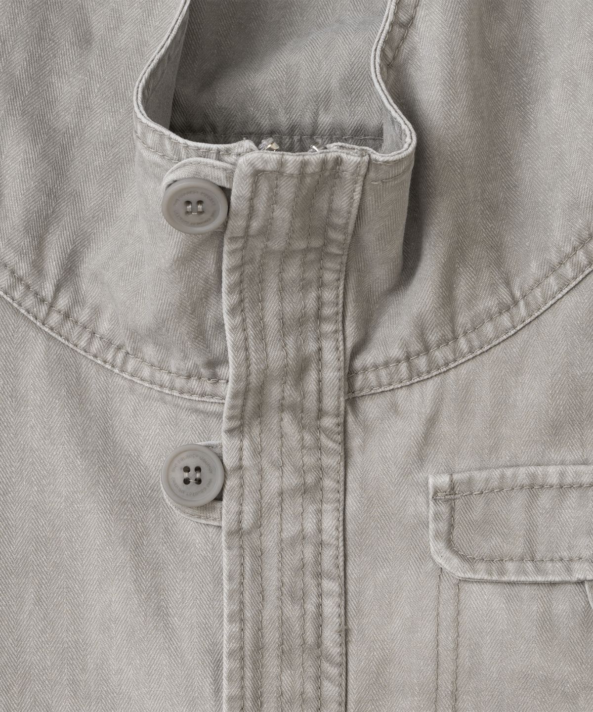 더콜디스트모먼트(THECOLDESTMOMENT) TCM vintage washed hooded jacket (grey beige)