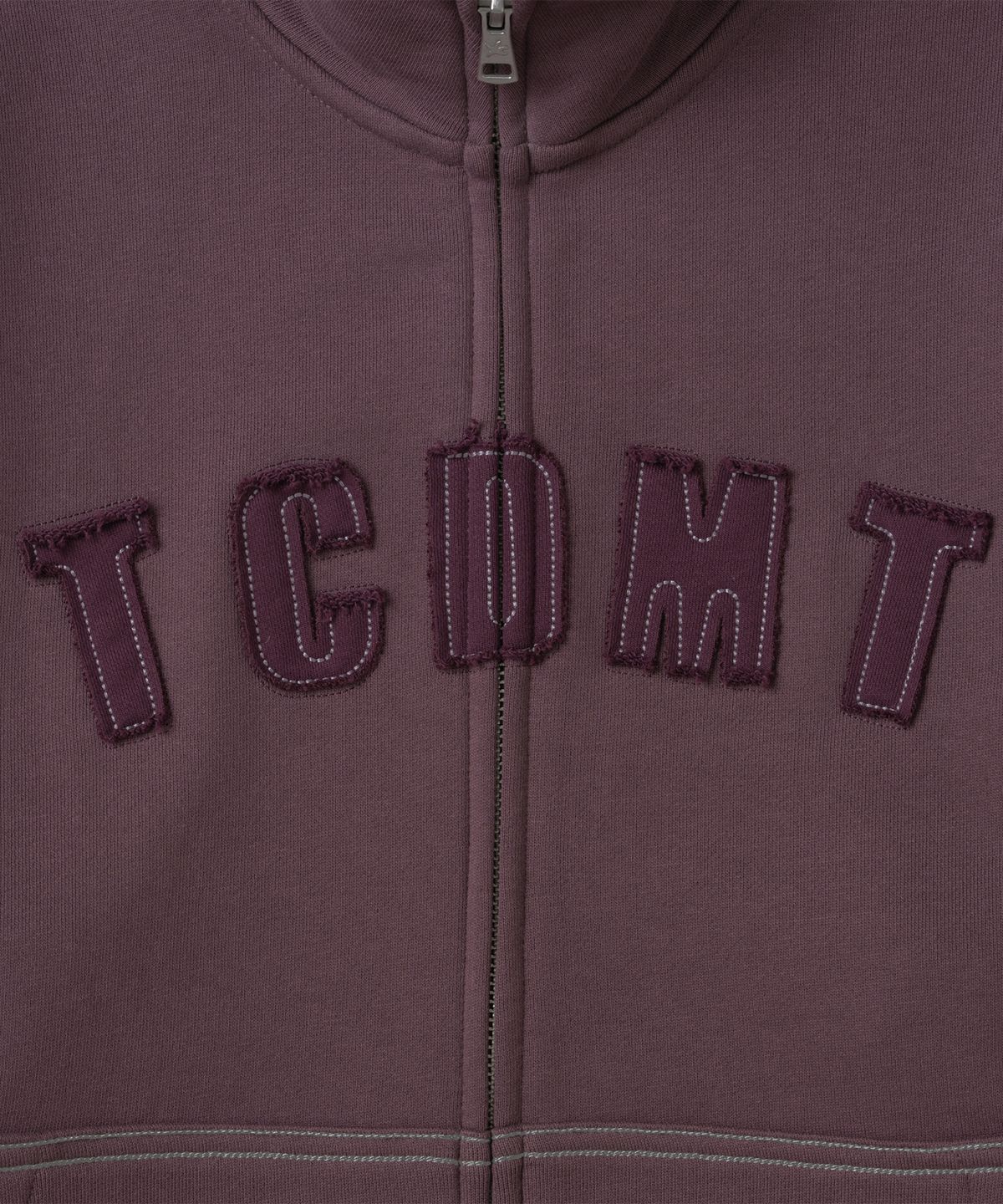 더콜디스트모먼트(THE COLDEST MOMENT) TCM tcdmt half neck zip-up (dusty purple)