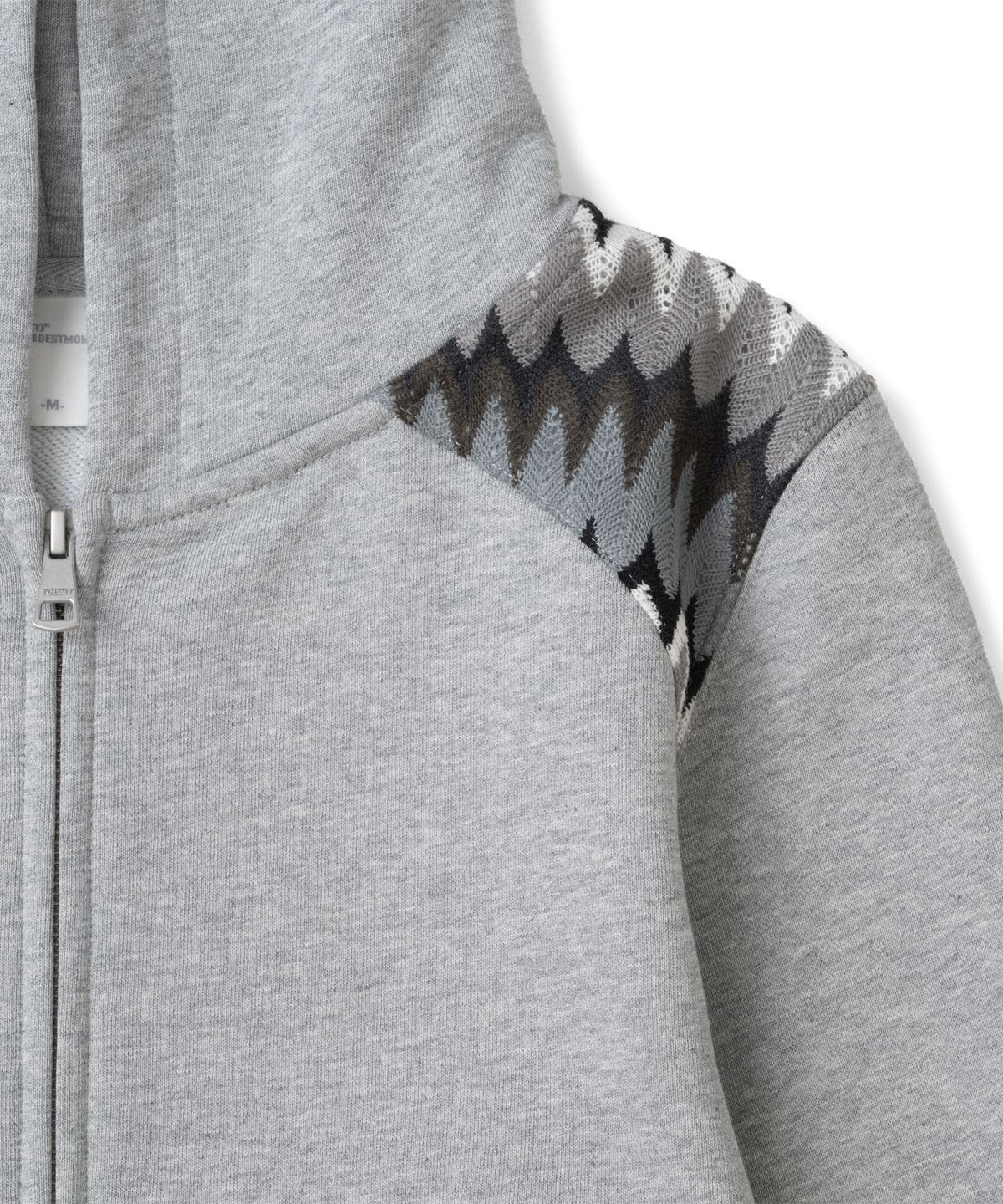 더콜디스트모먼트(THE COLDEST MOMENT) TCM boheme hooded zip-up (melange grey)