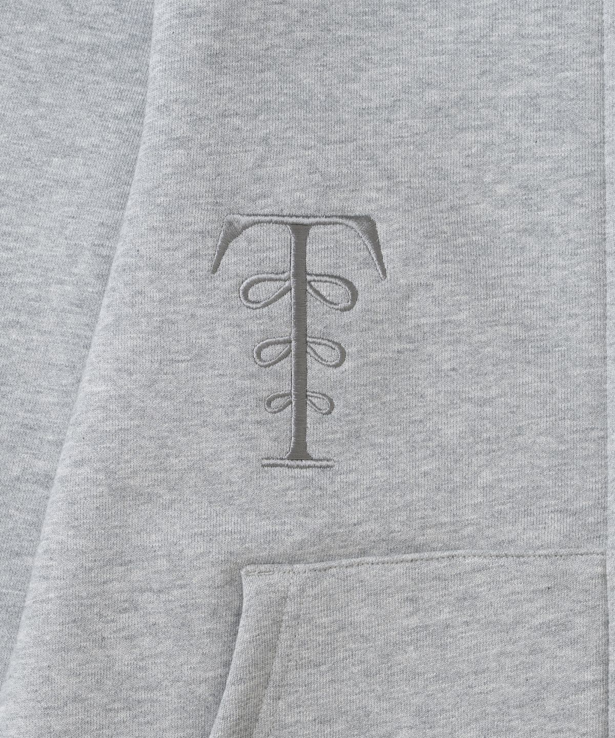 더콜디스트모먼트(THE COLDEST MOMENT) TCM boheme hooded zip-up (melange grey)