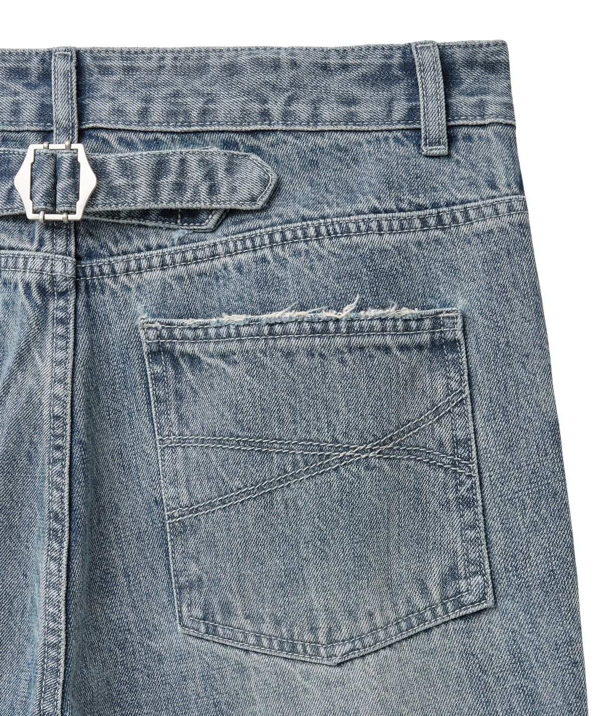 인템포무드(INTEMPOMOOD) [노미스 X 인템포무드] 빈티지 스트레이트 데님_빈티지인디고