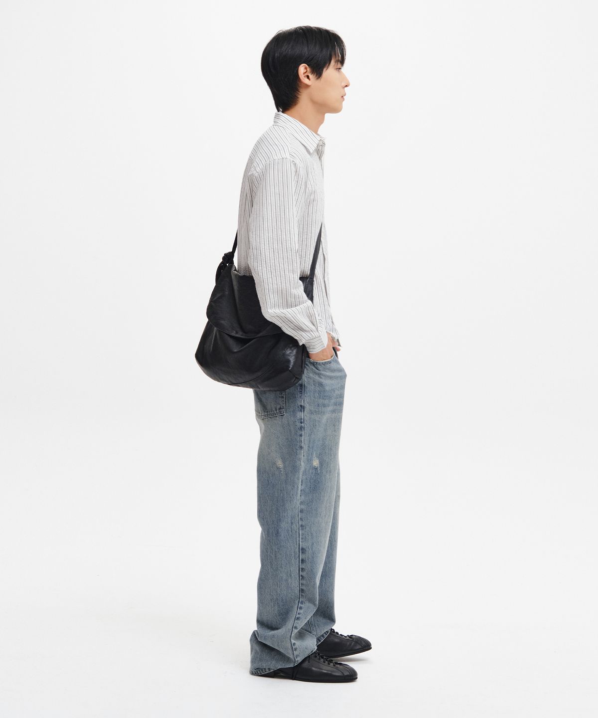 인템포무드(INTEMPOMOOD) [노미스 X 인템포무드] 빈티지 스트레이트 데님_빈티지인디고