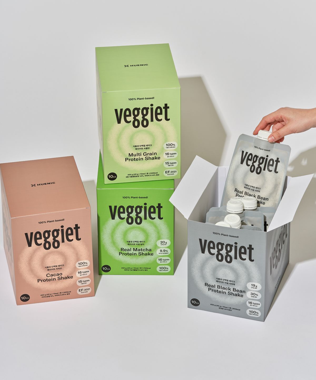 베지어트(VEGGIET) 베지어트 식물성 단백질쉐이크 45g x 10개 (4가지맛 중 택1)