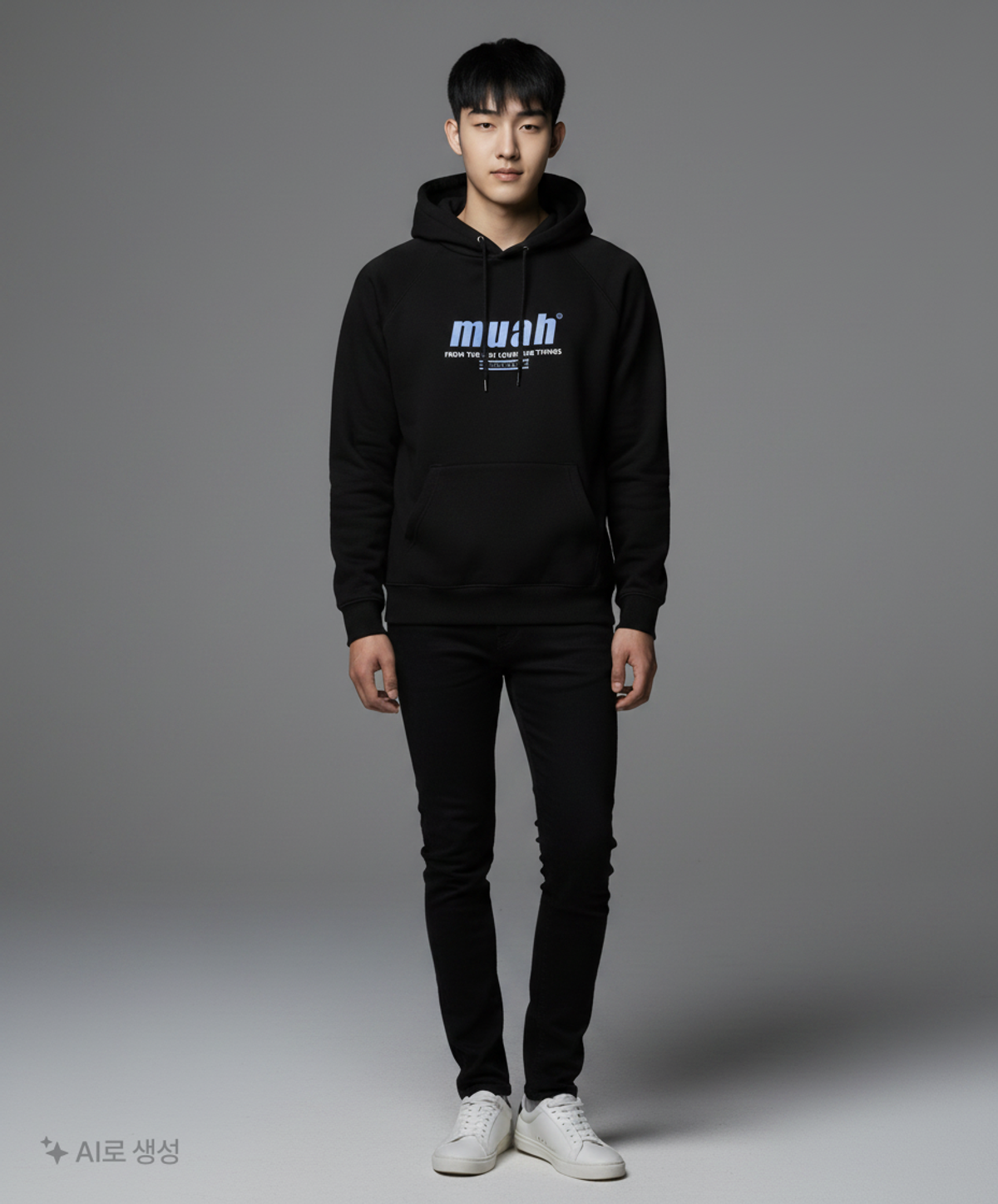 무아무아(MUAHMUAH) 후드 티셔츠 FREE