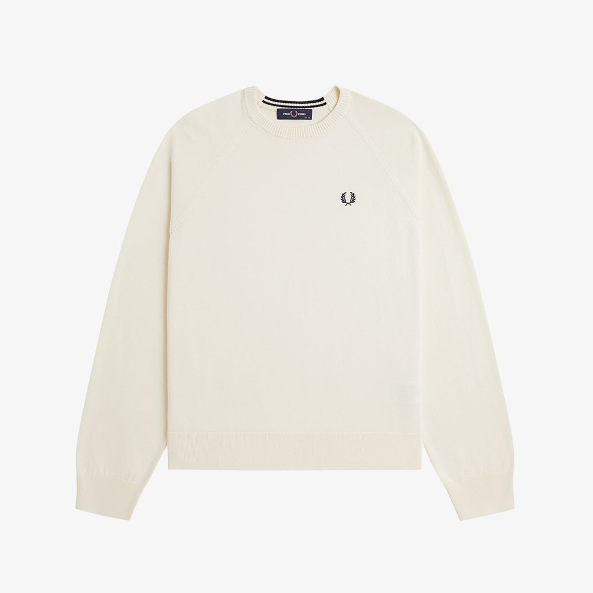 프레드페리(FRED PERRY) [Womens] 오버사이즈드 크루넥 니트 - 에크루 AFPF2G33140-560