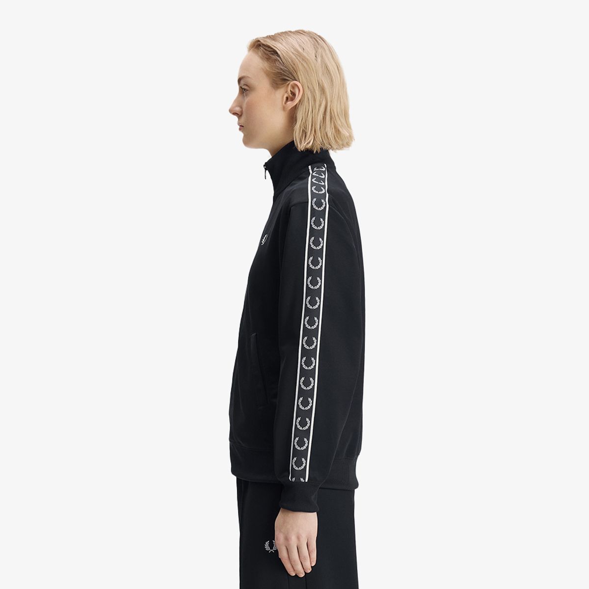 프레드페리(FRED PERRY) [Womens] 릴렉스드 테잎 트랙 재킷 - 네이비 AFPF2G39100-248