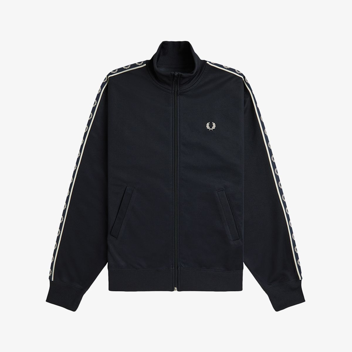 프레드페리(FRED PERRY) [Womens] 릴렉스드 테잎 트랙 재킷 - 네이비 AFPF2G39100-248