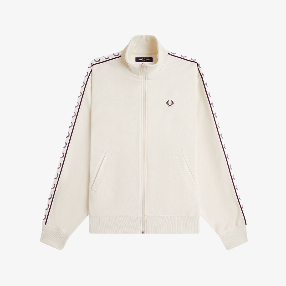 프레드페리(FRED PERRY) [Womens] 릴렉스드 테잎 트랙 재킷 - 에크루 AFPF2G31106-170