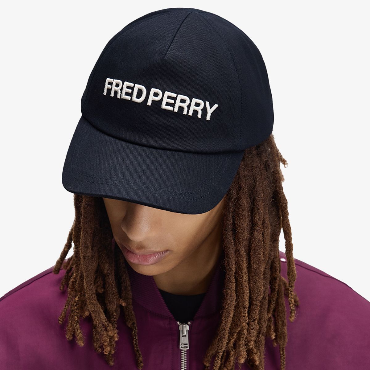 프레드페리(FRED PERRY) 프레드페리 Hb 그래픽 트윌 캡 - 네이비/화이트 CFPU2G33384-608
