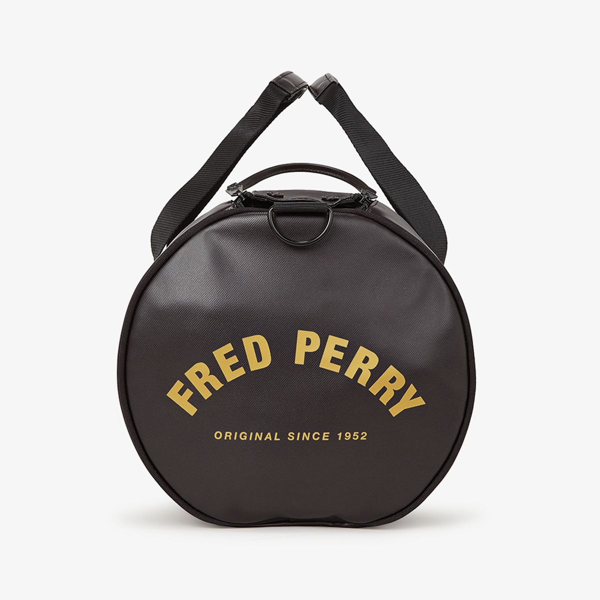 프레드페리(FRED PERRY) 토널 클래식 배럴 백 - 블랙/골드 CFPU2G97260-774