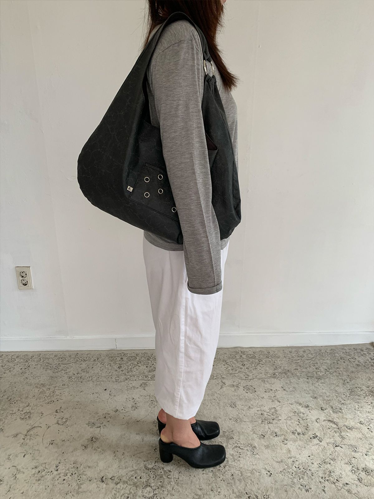 무니쉬(MOONISH) Dune Ring Bag - Ash Slate