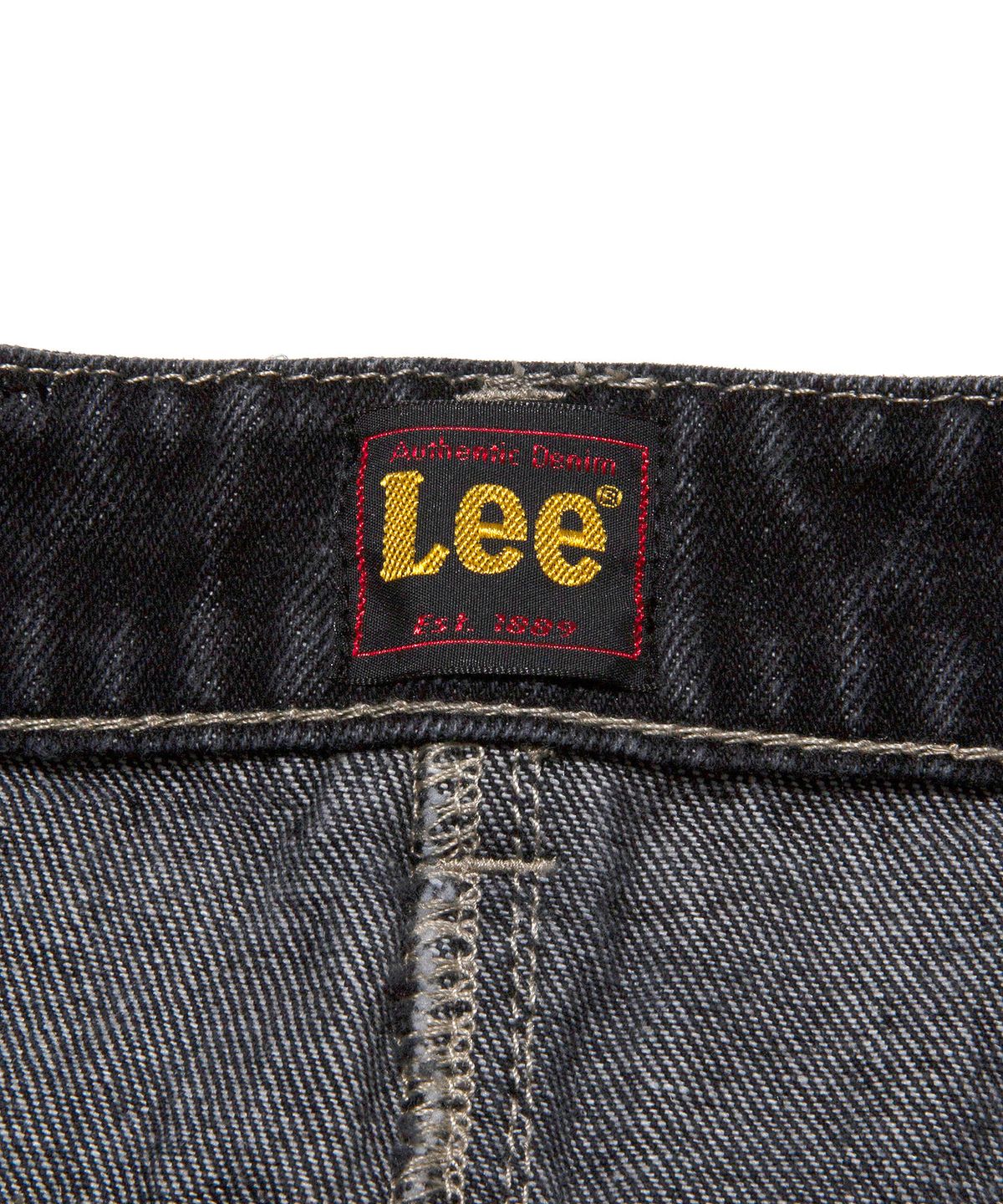 리(LEE) 우먼 데님 롱 스커트 다크그레이