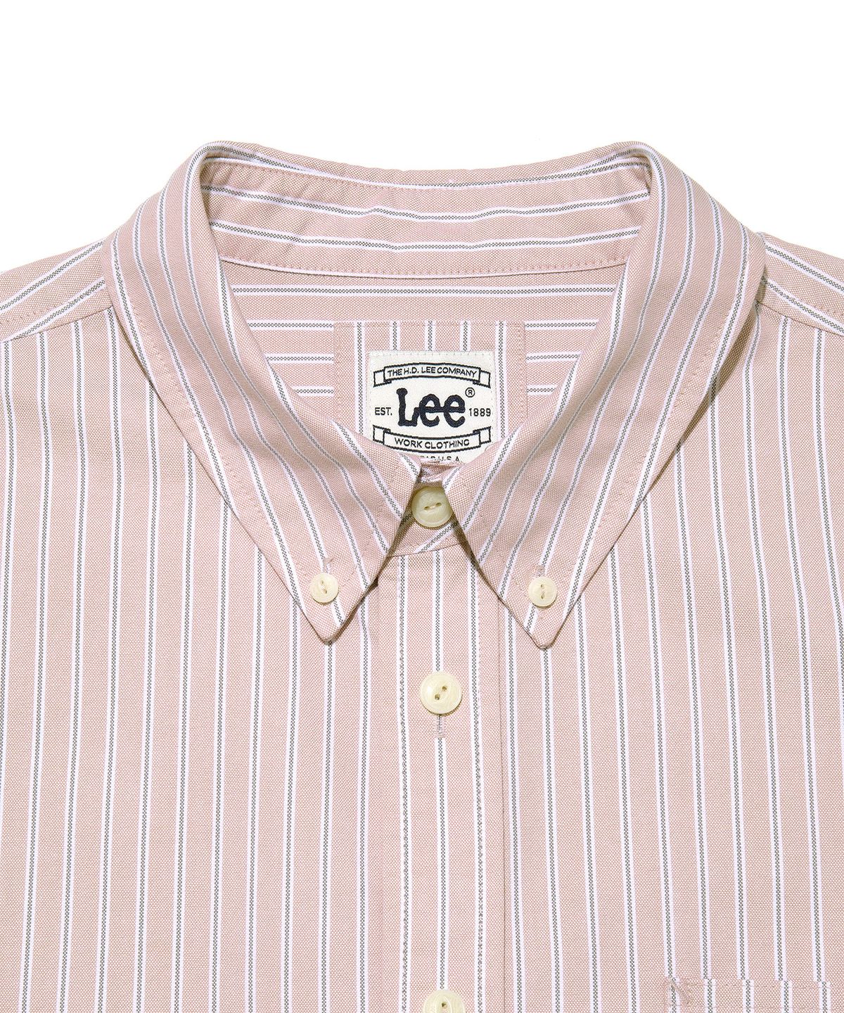 리(LEE) 로코 포켓 옥스포드 셔츠 코랄