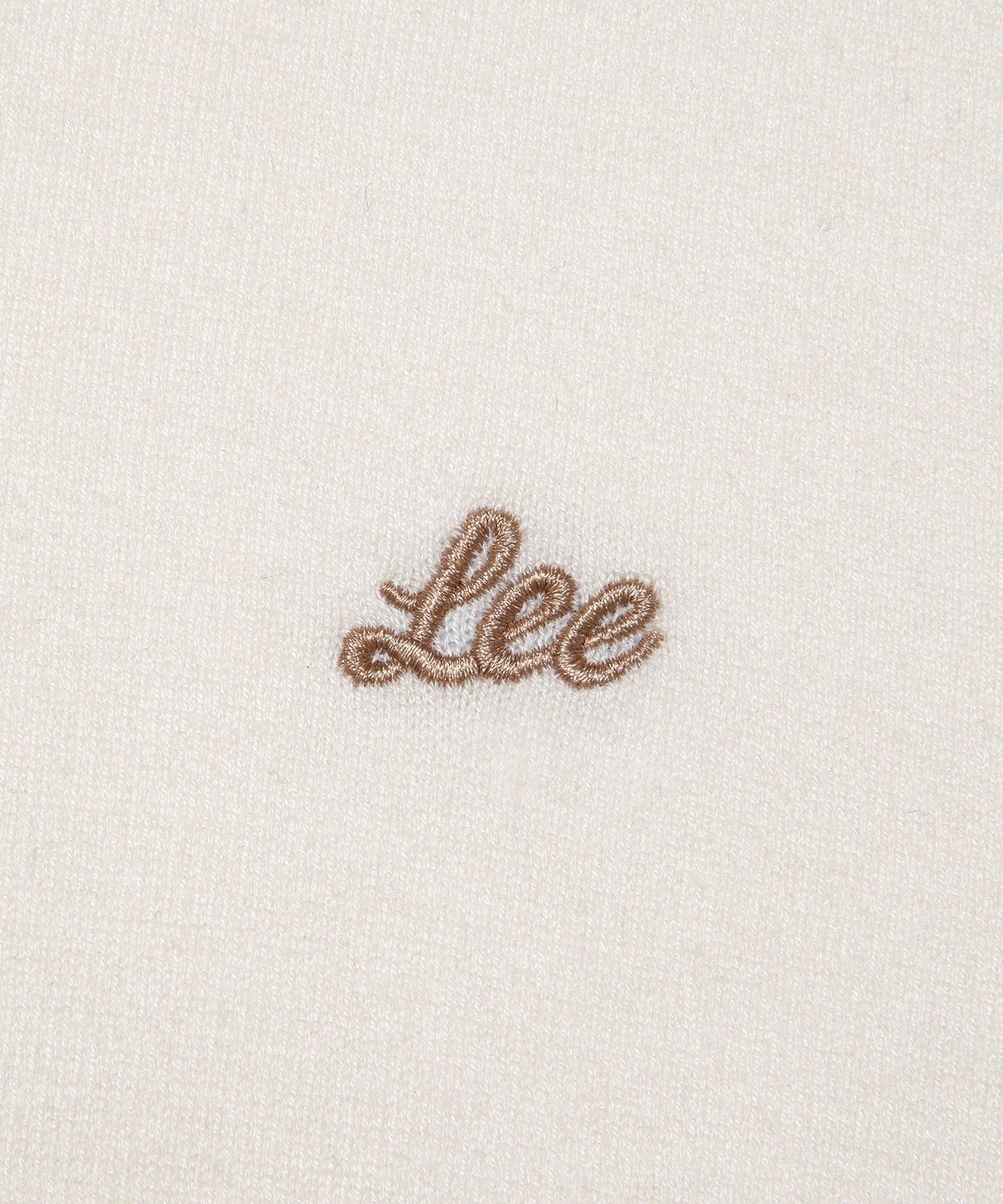 리(LEE) 우먼 메리노울 라운드 가디건 아이보리