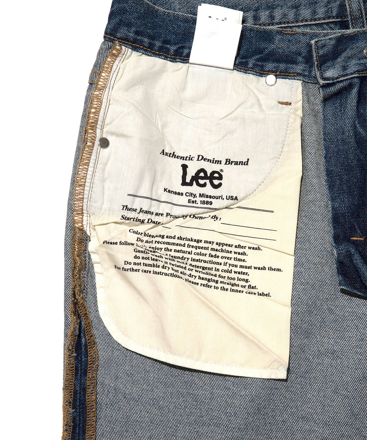 리(LEE) 맨 스트레이트핏 데님 팬츠 인디고 미듐