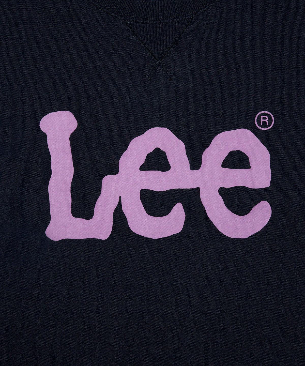 리(LEE) 빅 트위치 로고 맨투맨 네이비