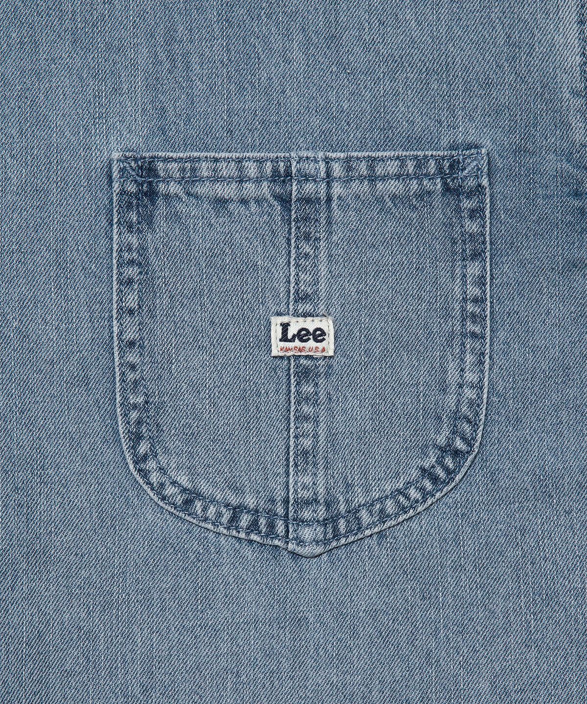 리(LEE) 로코 포켓 데님 셔츠 인디고 라이트