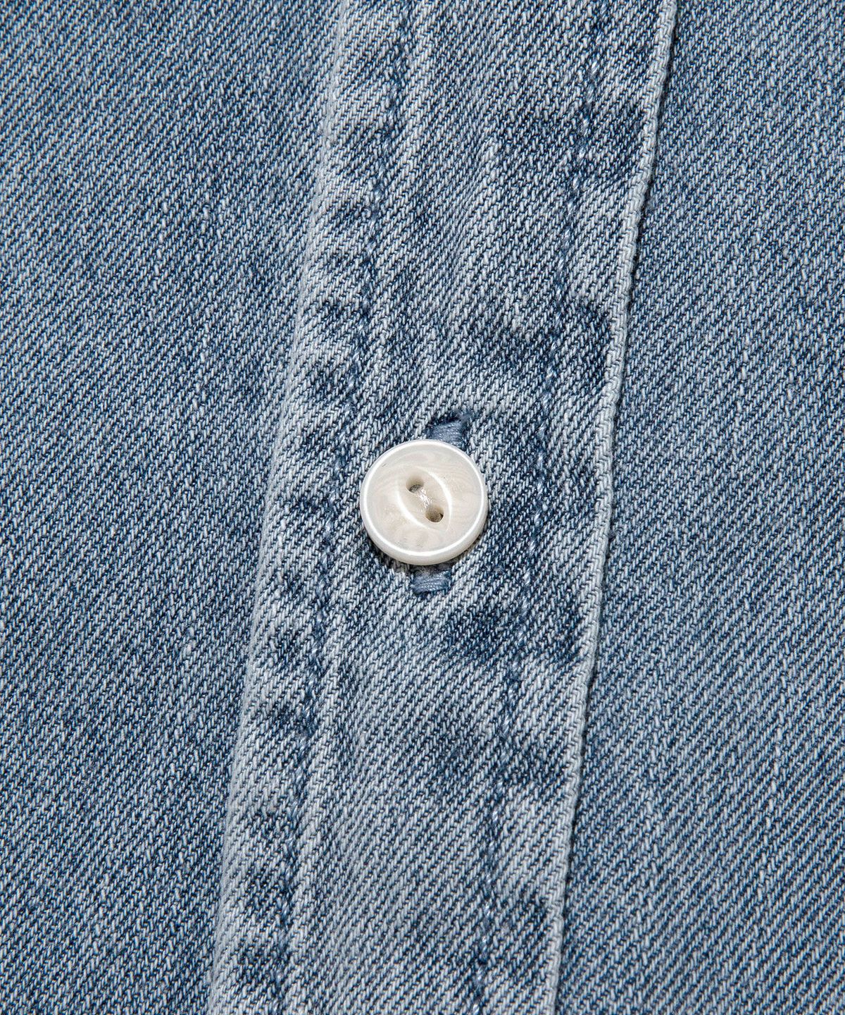 리(LEE) 로코 포켓 데님 셔츠 인디고 라이트