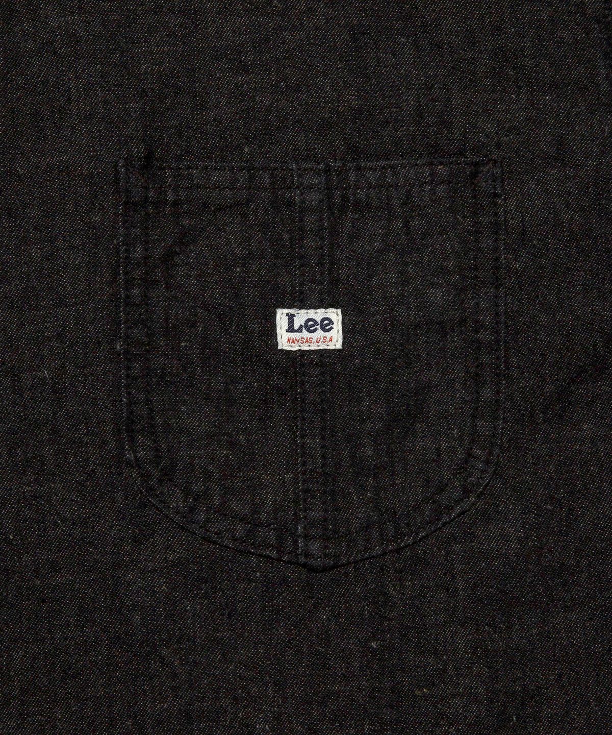 리(LEE) 로코 포켓 데님 셔츠 블랙