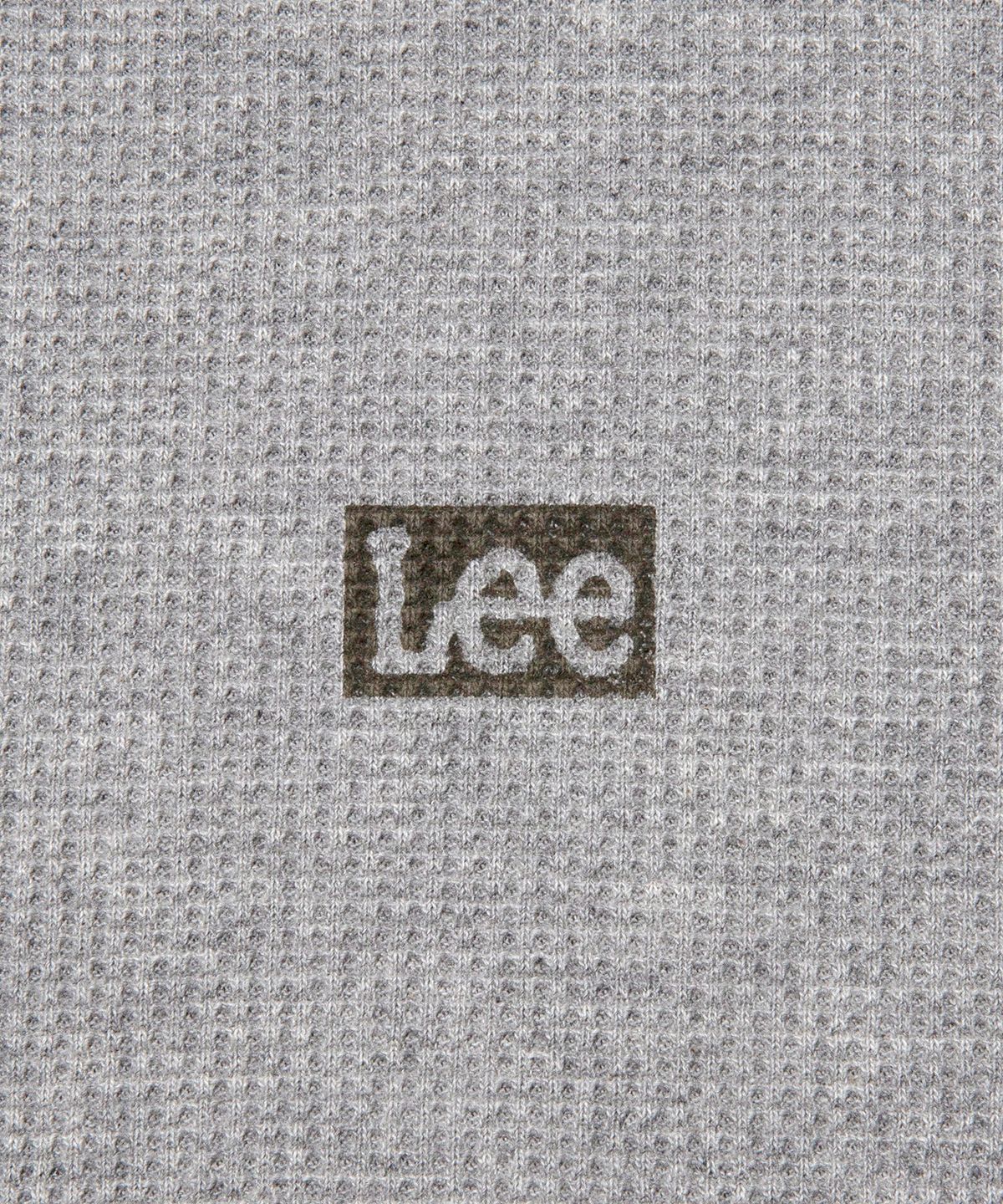 리(LEE) 와플 긴팔 티셔츠 그레이
