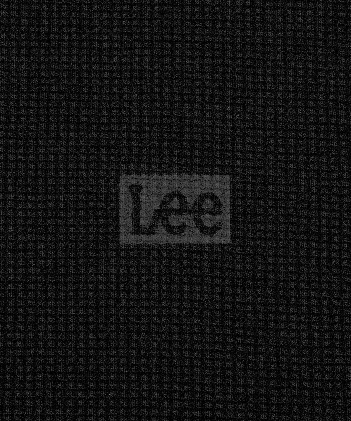 리(LEE) 와플 긴팔 티셔츠 블랙