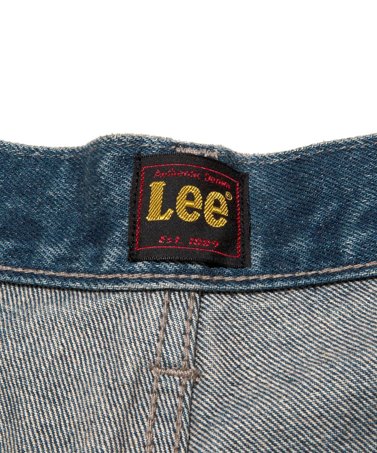 리(LEE) 맨 커브드핏 데님 팬츠 인디고 미듐
