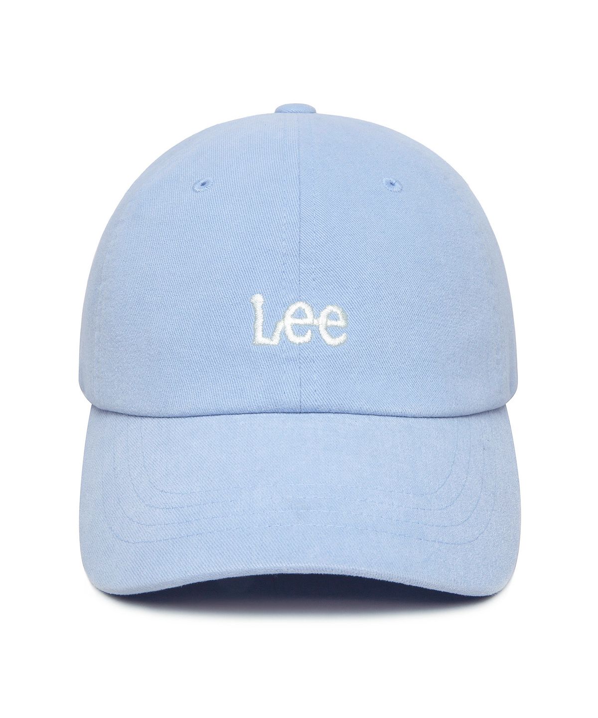 리(LEE) 스몰 트위치 로고 코튼 볼캡 라이트블루