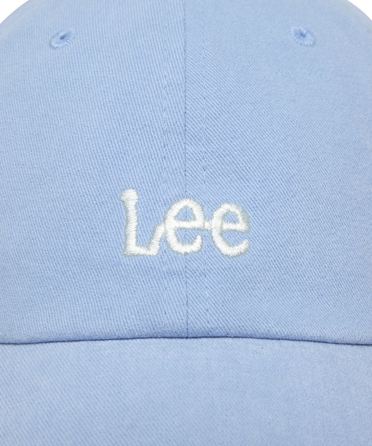 리(LEE) 스몰 트위치 로고 코튼 볼캡 라이트블루