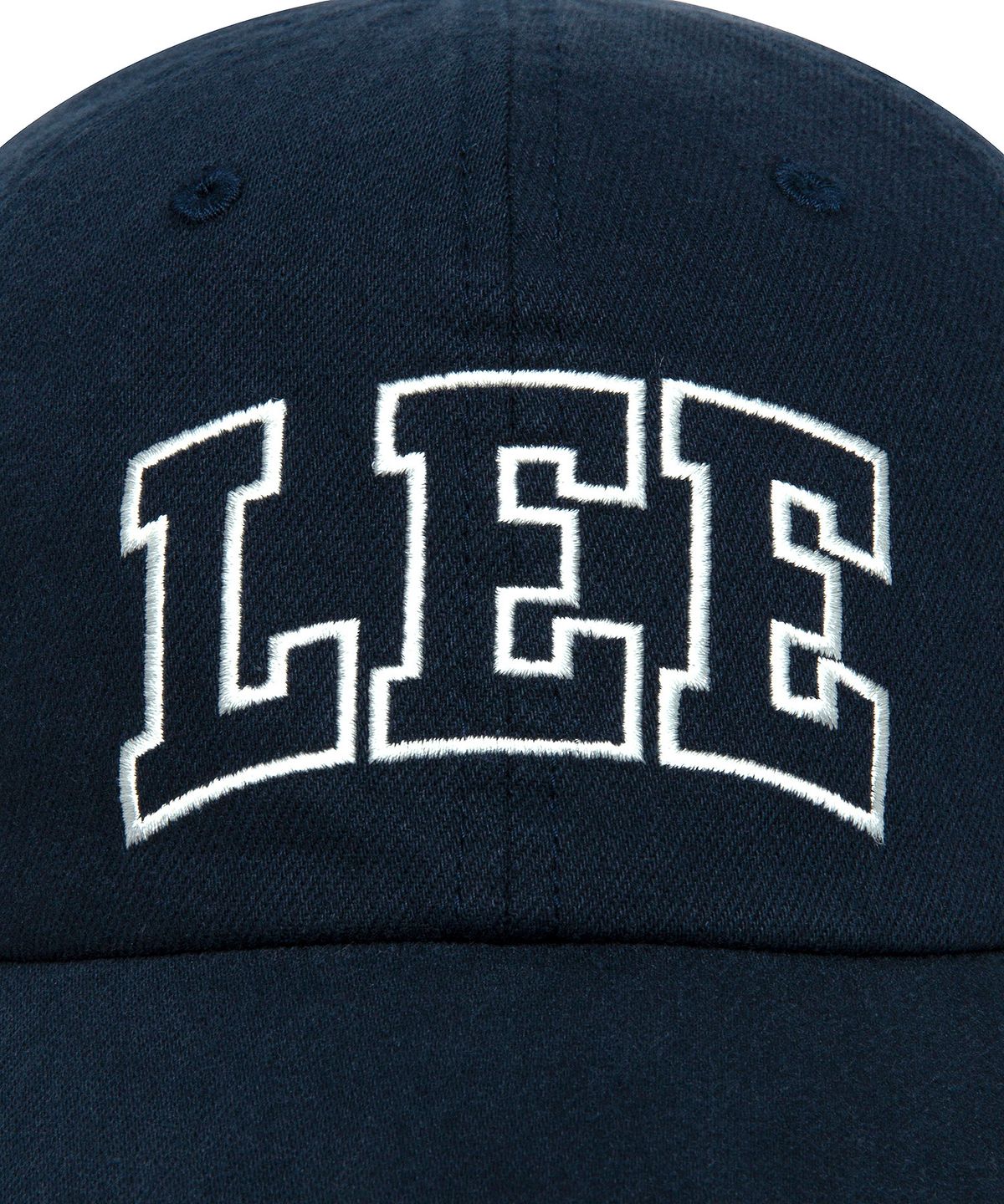 리(LEE) 빅 컬리지 로고 볼캡 네이비