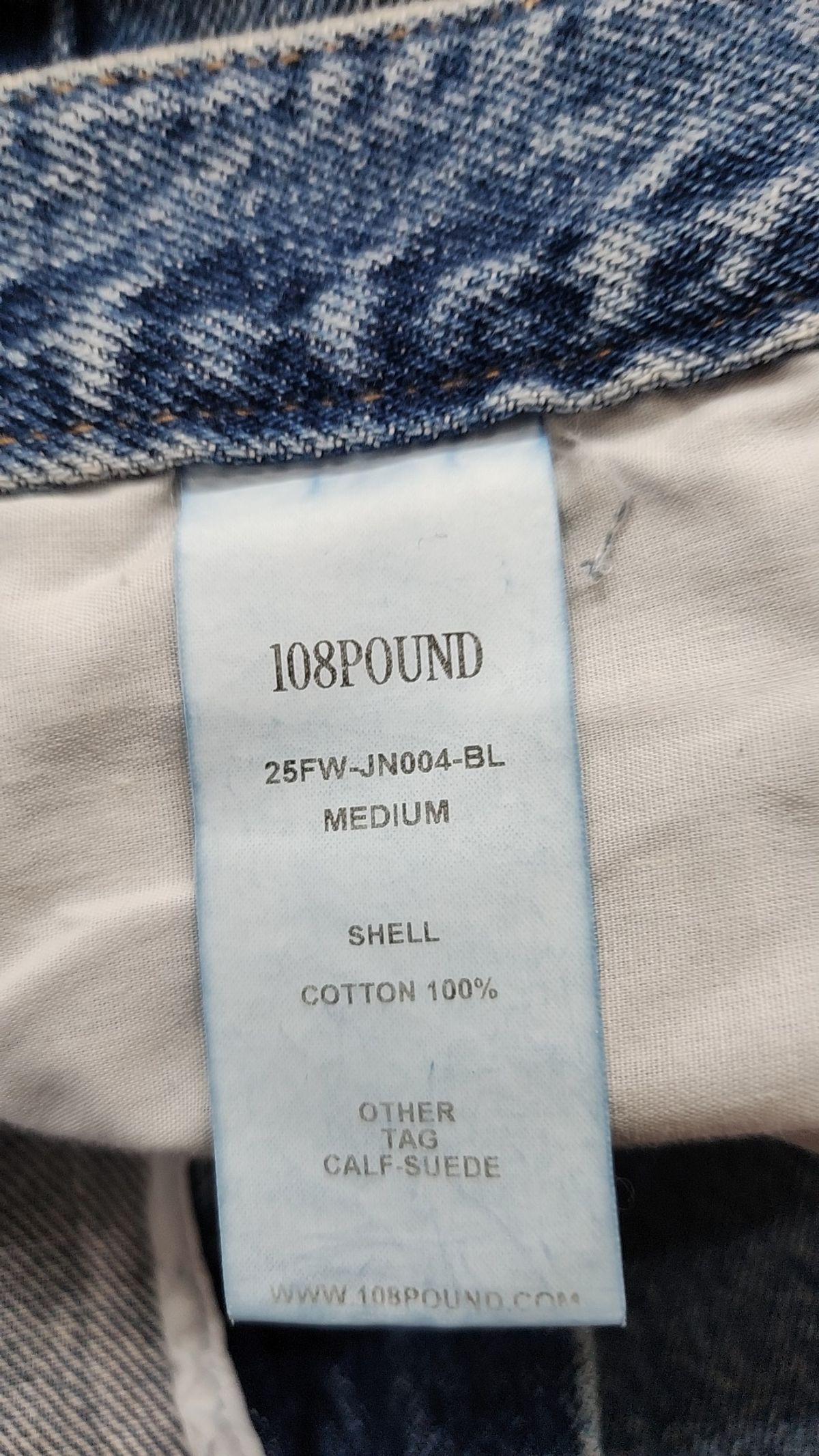 108파운드(108POUND) 청/데님 팬츠 M