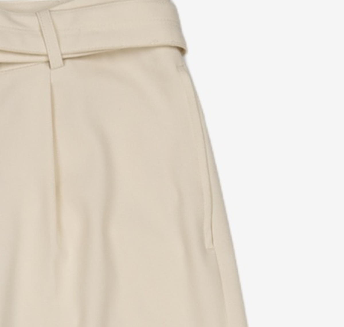 미쏘(MIXXO) 벨티드 와이드 팬츠 MIWTWD402B 26