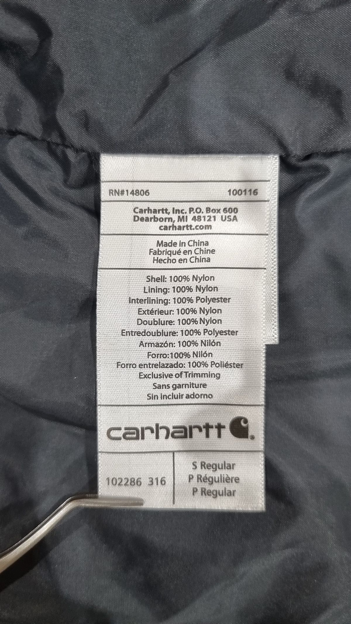 칼하트(CARHARTT) 패딩 베스트 S