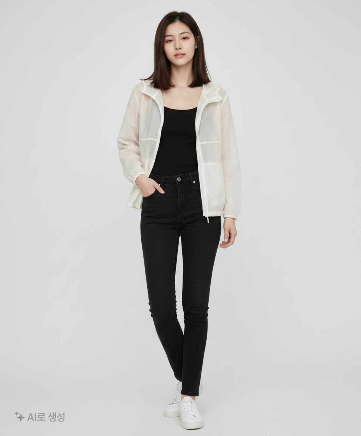 무신사 스탠다드(MUSINSA STANDARD) 나일론/코치 재킷 M