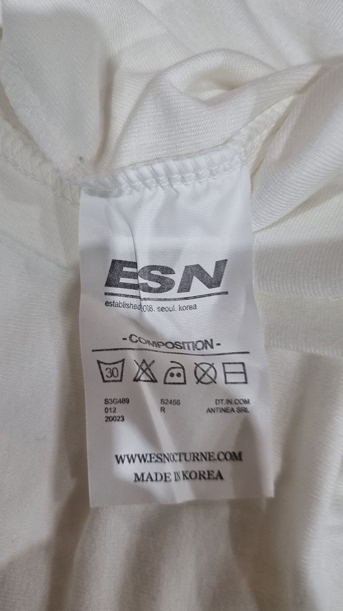 이에스엔(ESN) 긴소매 티셔츠 XL