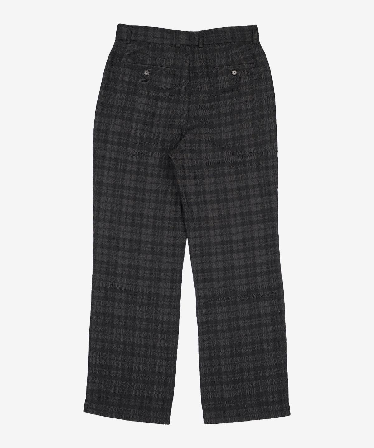 소신(SOCIN) Plaid Jacquard Wide Pants (Black) S