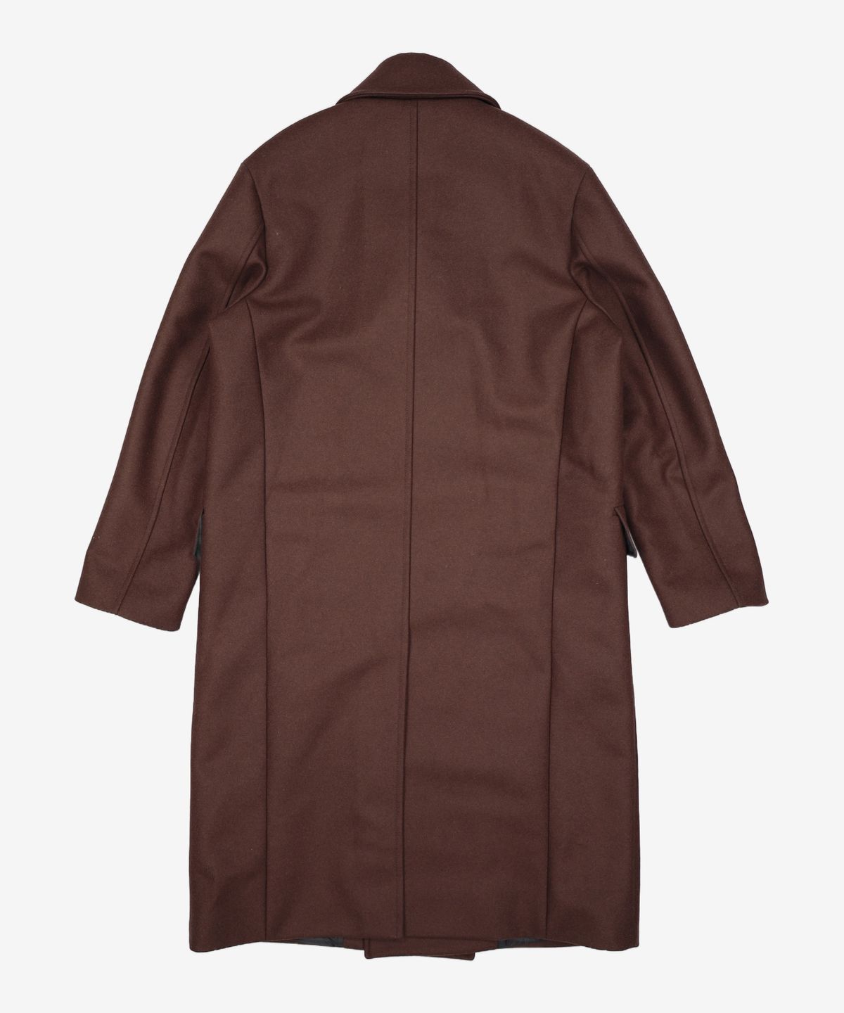 인사일런스(INSILENCE) [BLACK LABEL] PIEMONTESE 오피서 코트 DARK BROWN M