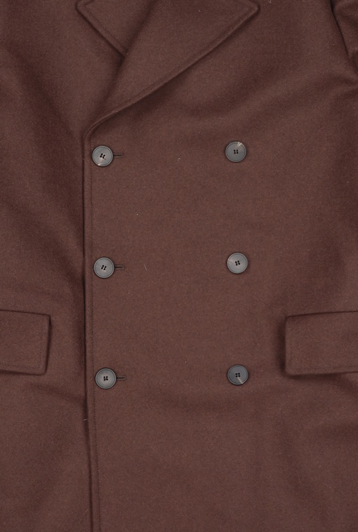 인사일런스(INSILENCE) [BLACK LABEL] PIEMONTESE 오피서 코트 DARK BROWN M