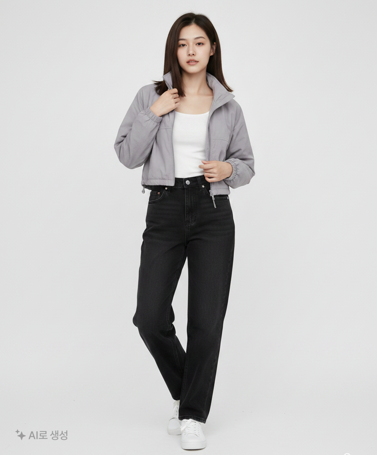 스파오(SPAO) 나일론/코치 재킷 S