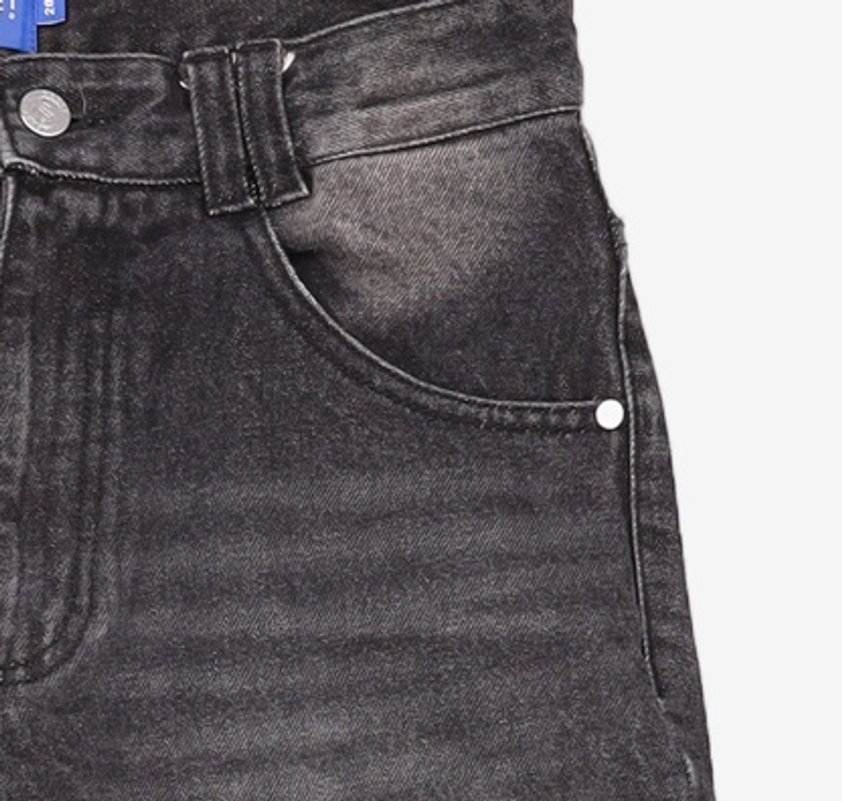 데케트(DECET) Mid Rise Wide Jeans DCPT027AshBlack 28
