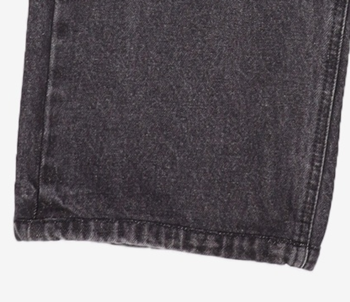 데케트(DECET) Mid Rise Wide Jeans DCPT027AshBlack 28