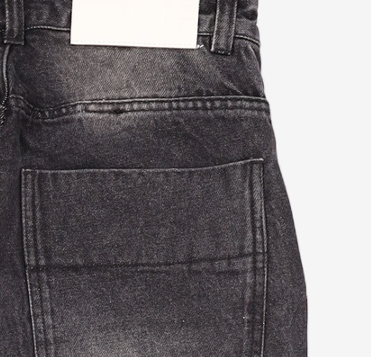 데케트(DECET) Mid Rise Wide Jeans DCPT027AshBlack 28