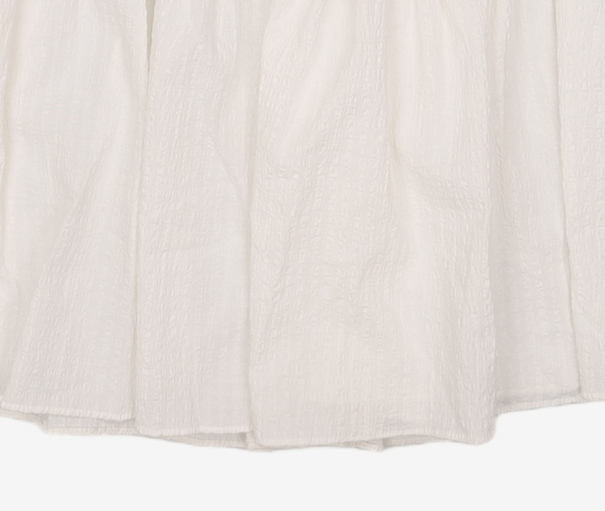 꼬모니노즈(COMONINOZ) W SHEER CHECK CANCAN SKIRT [IVORY] FREE